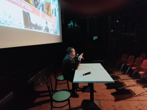 Foto Prof Albarani presentazione film Quando c'era Berlinguer